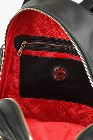 LOVE Faux Quilted Leather JEWEL Backpack