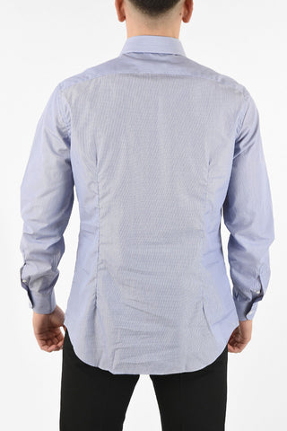 popeline spread collar shirt