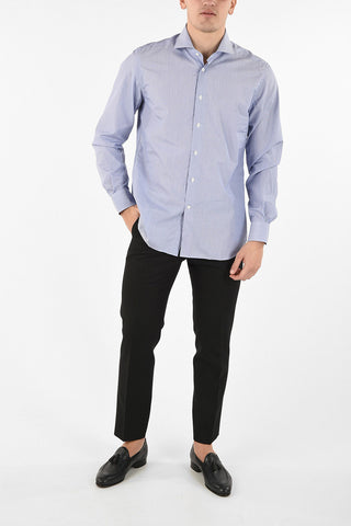 popeline spread collar shirt