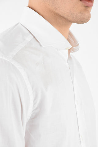 camicia popeline collo francese
