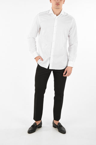 camicia popeline collo francese