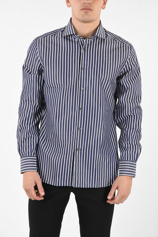 camicia awning striped collo francese