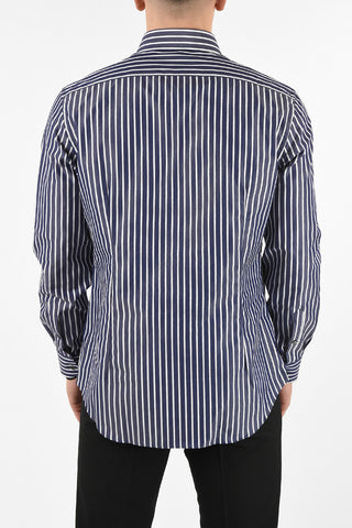 camicia awning striped collo francese