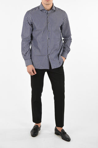 camicia awning striped collo francese