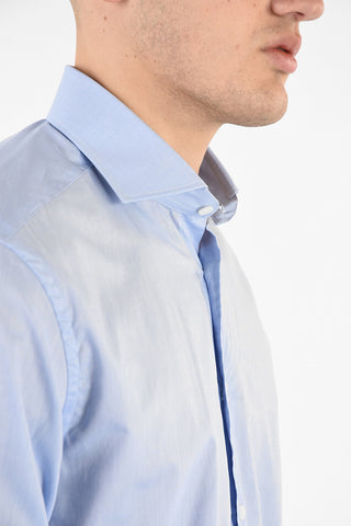 camicia popeline collo francese