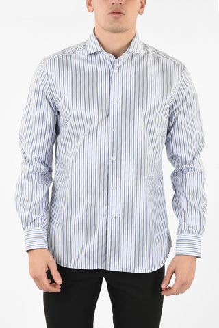 camicia awning striped collo francese