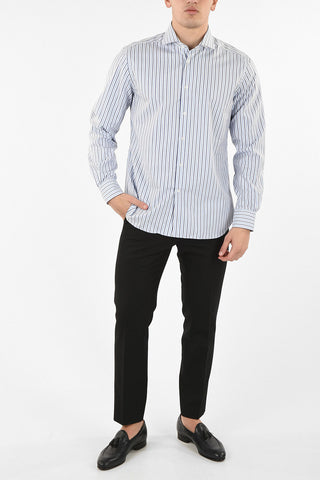camicia awning striped collo francese