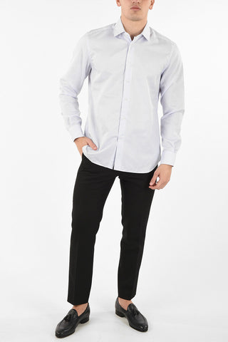 camicia Tattersal check collo francese