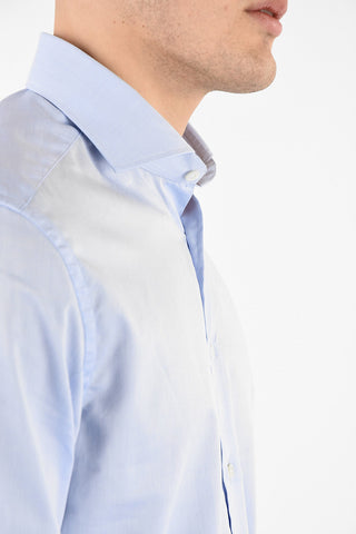 camicia popeline collo francese