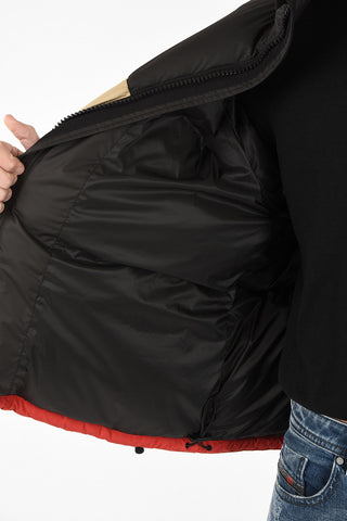 full zip down jacket