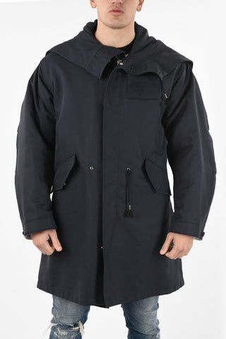 205W39NYC hidden closure parka