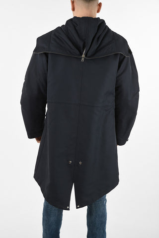 205W39NYC hidden closure parka