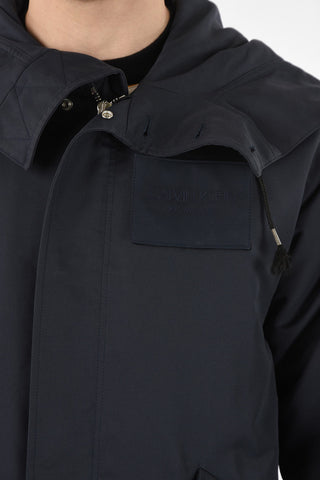 205W39NYC hidden closure parka