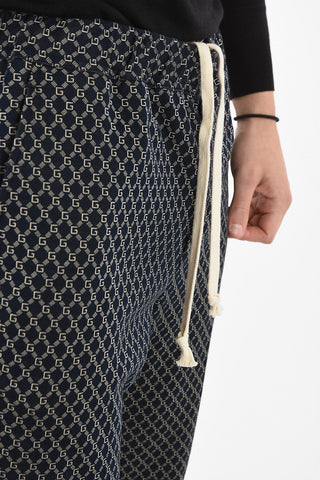 pantalone jogger con Logo