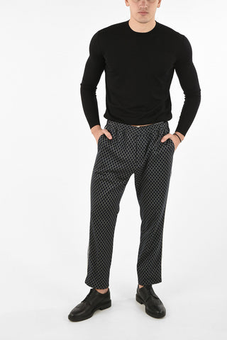 pantalone jogger con Logo
