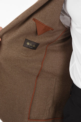 blazer in seta e in cashmere due spacchi