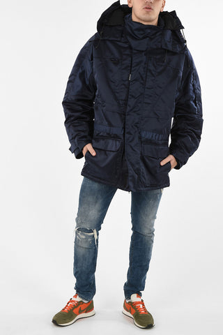 giubbotto Puffer con cappuccio