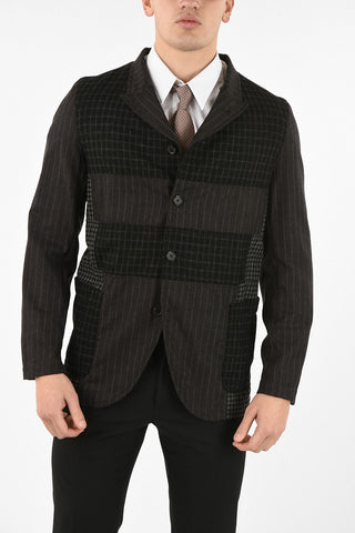 SHIRT pinstriped no vent blazer