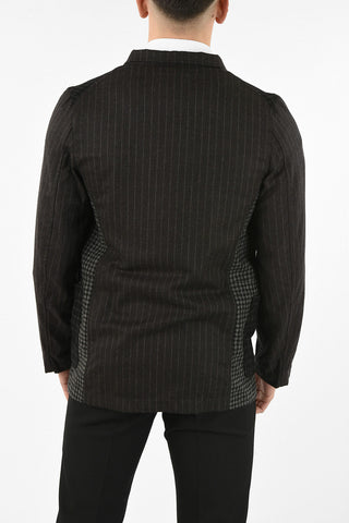 SHIRT pinstriped no vent blazer