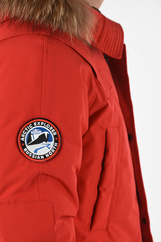 Real Fur applications Down jacket