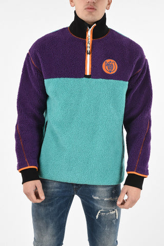 Teddy outerwear jacket with Front Zip Closure