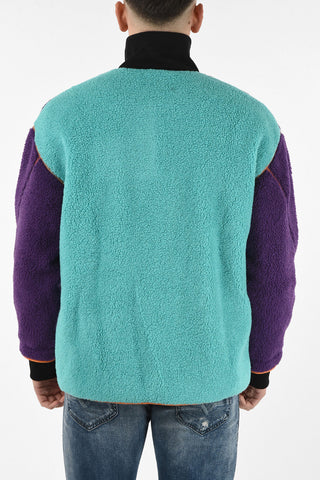 Teddy outerwear jacket with Front Zip Closure