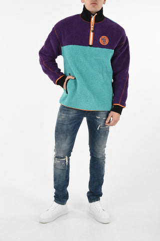 Teddy outerwear jacket with Front Zip Closure