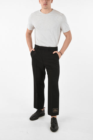 single pleat trousers