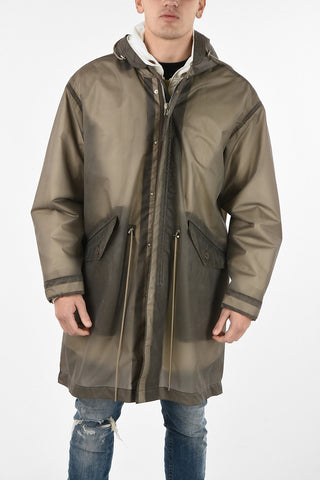 Snap button Sheer Parka