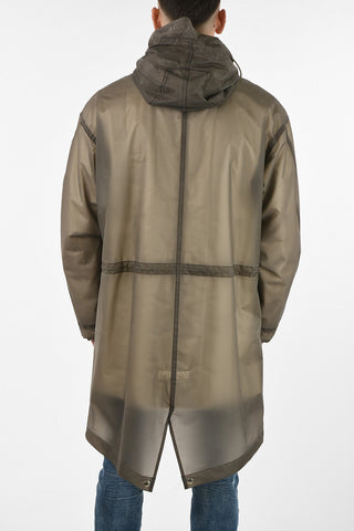 Snap button Sheer Parka