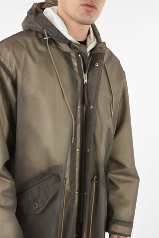 Snap button Sheer Parka