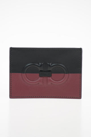 Leather Two-Tone Card Holder