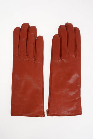 Leather gloves with Cashmere Inner