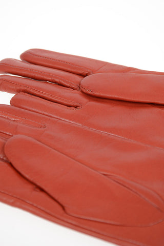Leather gloves with Cashmere Inner
