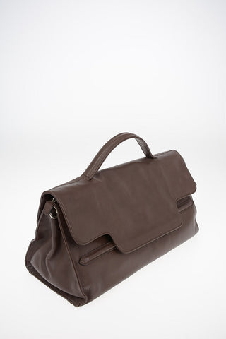 leather NINA L SOFT Handbag