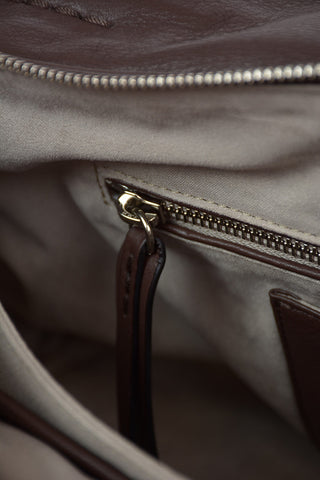leather NINA L SOFT Handbag
