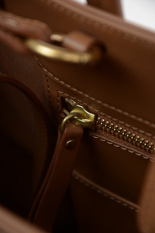 leather DUO METROPOLITAN M SETA Tote bag