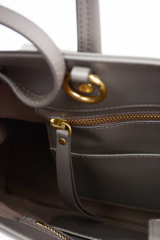 leather DUO METROPOLITAN SETA Tote bag