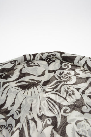 floral-print flax GERBY Foulard