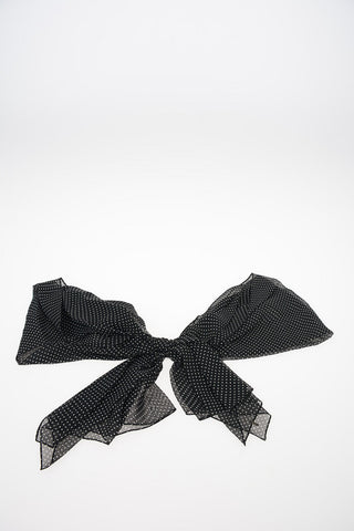 polka dots silk Brooch