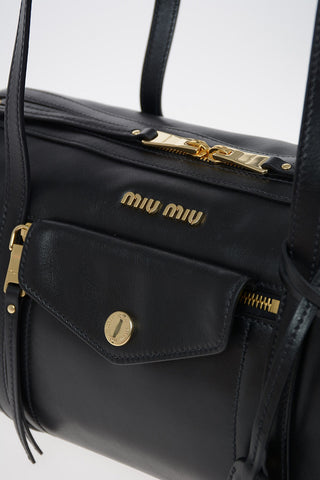 leather GRACE Bowler Bag