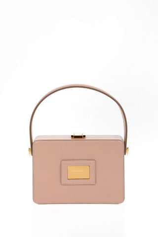 leather FLESH Mini Bag with Removable Shoulder Strap