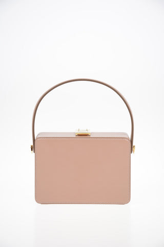 leather FLESH Mini Bag with Removable Shoulder Strap