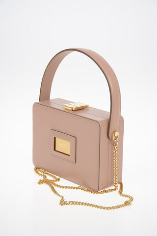 leather FLESH Mini Bag with Removable Shoulder Strap