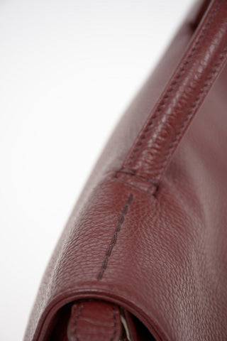 Textured leather NINA M DAILY Baguette bag