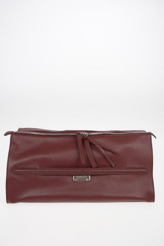 Textured leather NINA M DAILY Baguette bag