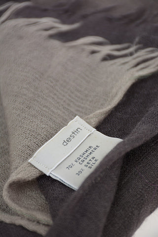 Sciarpa LERA in Cashmere e Seta con Frange 140x140cm