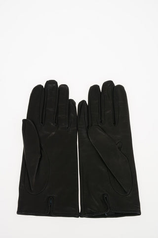 Leather Gloves with Studs