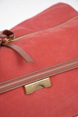 Textured leather NINA M UTE Baguette bag