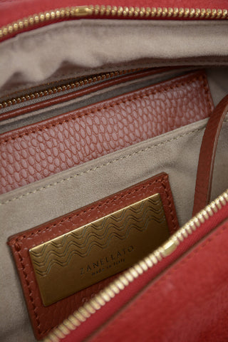 Textured leather NINA M UTE Baguette bag